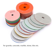 Flexible Resin Diamond WET Polishing Pad for Granite Marble Angle Grinder